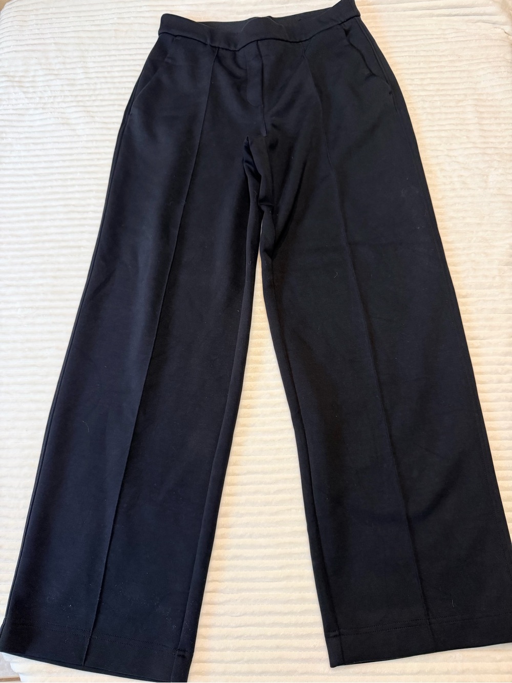 Christian Siriano New York Black Wide-Leg Pants — Size S